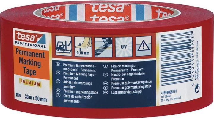 Produktbild tesa Markierungsklebeband Schwarz ( (50 mm)