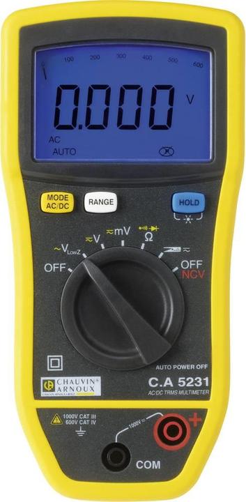 Image du produit Chauvin Arnoux Multimètre portable 5231+Mini03 Ka