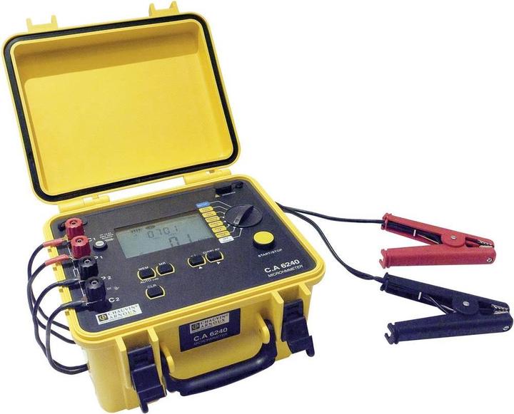 Actual product image Chauvin Arnoux C.A 6240 Microohm Meter, CAT III 50 V (CAT III)