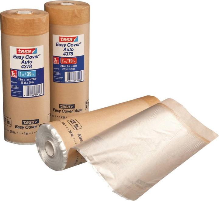 Actual product image tesa Crepe tape Easy Cover® 4378 Bra (1000 mm)