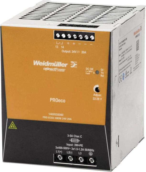 Weidmüller DIN-rail power supply unit (DIN-rail
