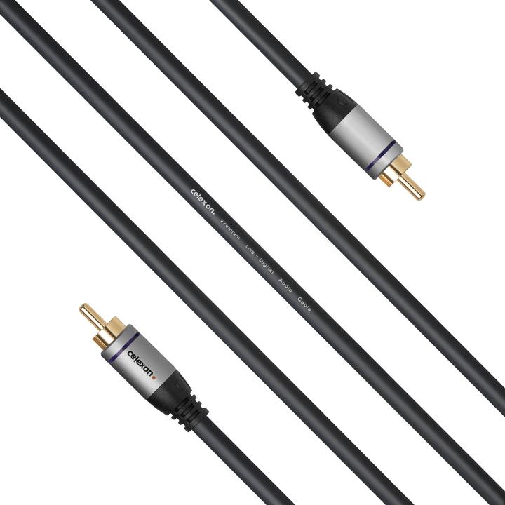 Image du produit Celexon Câble audio numérique RCA 1,0m - Professional Line (1 m, RCA)