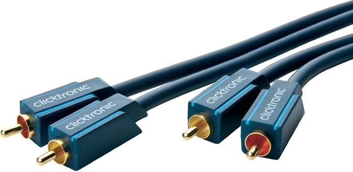 Immagine prodotto clicktronic Cavo audio stereo (0.50 m, Cinch)
