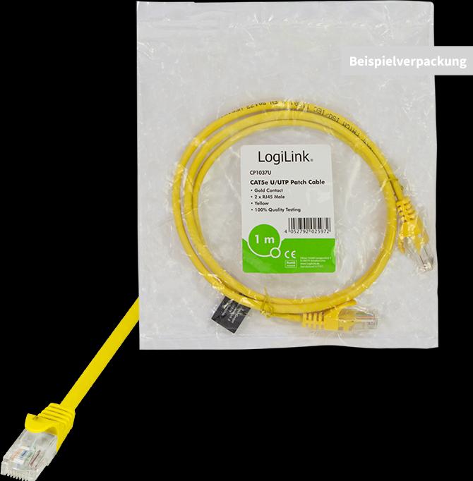 Produktbild LogiLink Netzwerkkabel (U/UTP, CAT5e, 0.25 m)