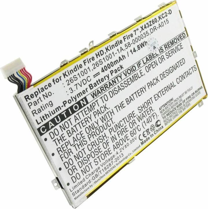 Actual product image Amazon Akku Kindle Fire HD, Akku DR-A015, 58-000035, 26S1001