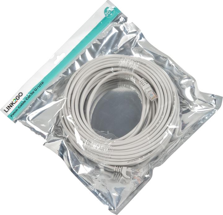 Image du produit Link2Go Câble de réseau (UTP, CAT5e, 20 m)