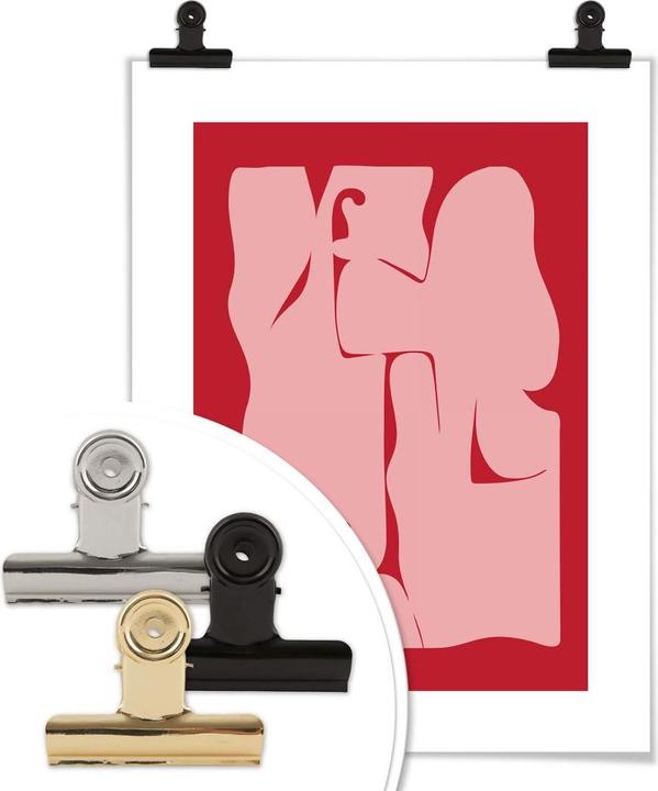Actual product image Trenddeko Abstract Red (30 x 40 cm)