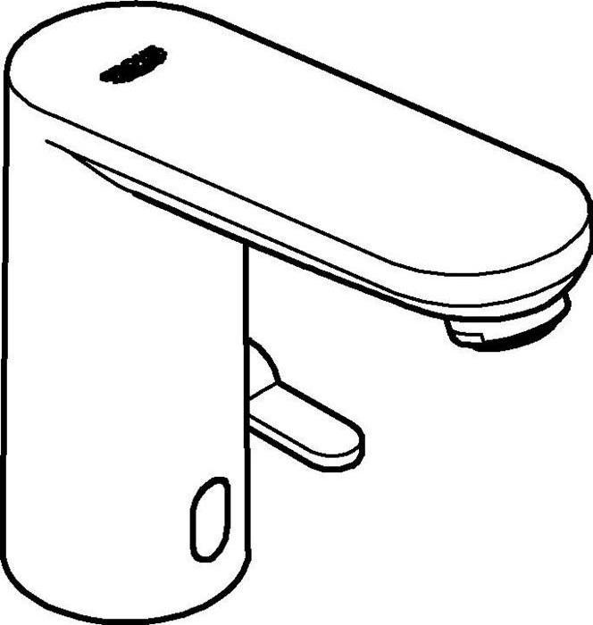Produktbild Grohe Eurosmart CE Infrarot-Waschtischarmatur mit Temperaturregulierung