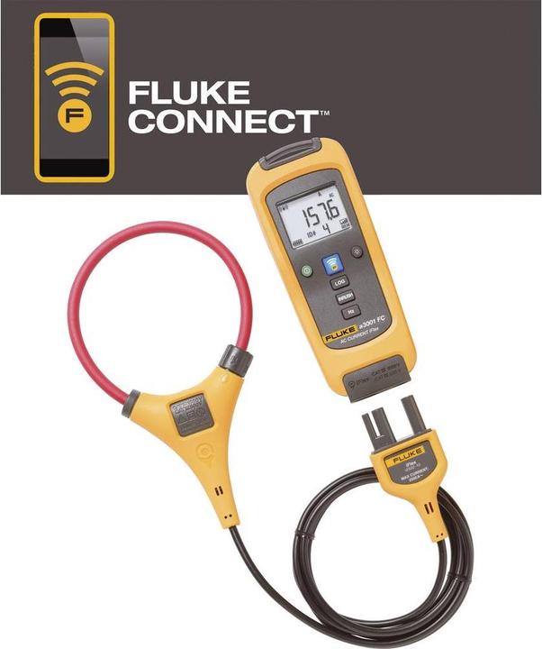 Actual product image Fluke Current clamp, hand multimeter di (CAT IV 600V, CAT III 1000V)