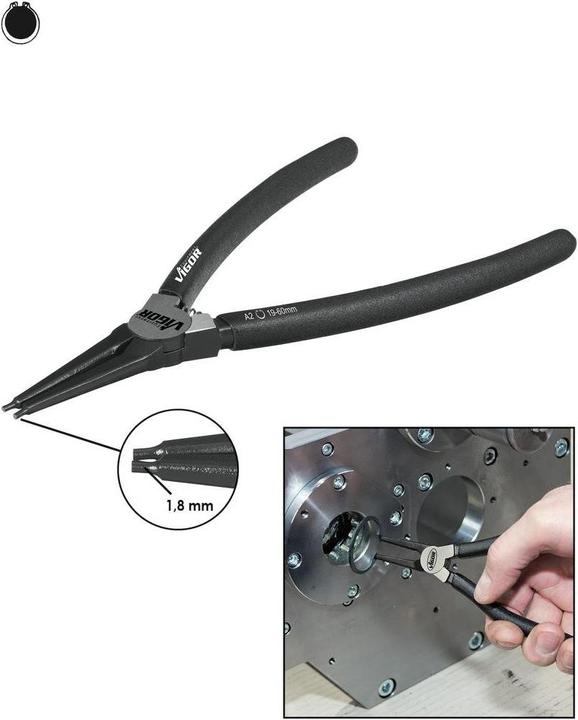 Vigor Sea Ring Pliers Suitable for Off (180 mm)