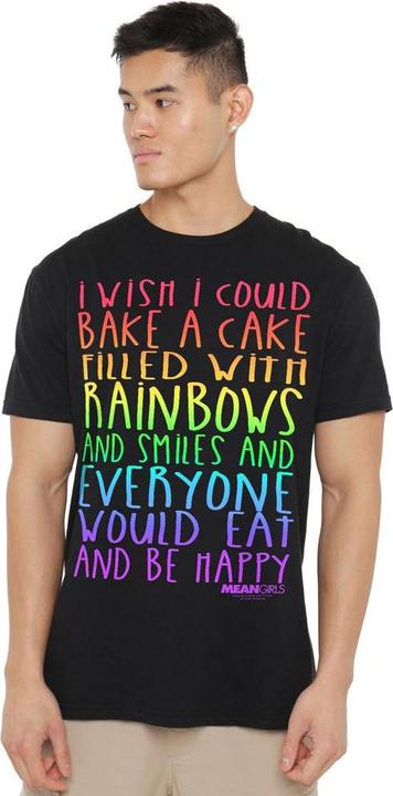 Immagine prodotto Mean Girls Rainbows And Cake Maglietta Uomo (4XL)