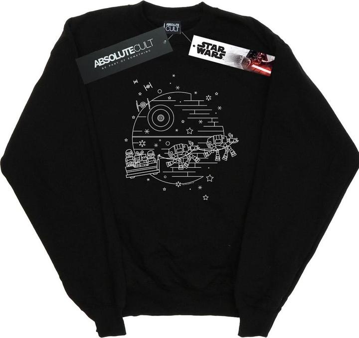 Star Wars Death Star Sleigh Sweatshirt (S)