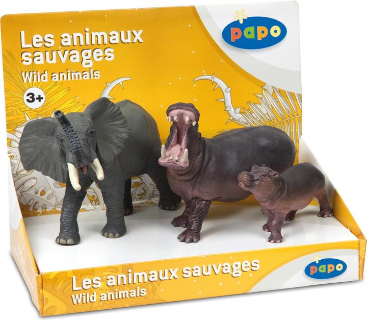 Image du produit Papo Coffret cadeau animaux sauvages 2 (3 fig.)