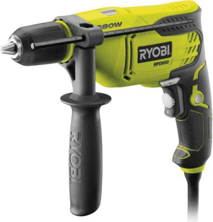 Ryobi RPD680-K Perceuse à percussion à 1 vitesse (Fonctionnement sur secteur)