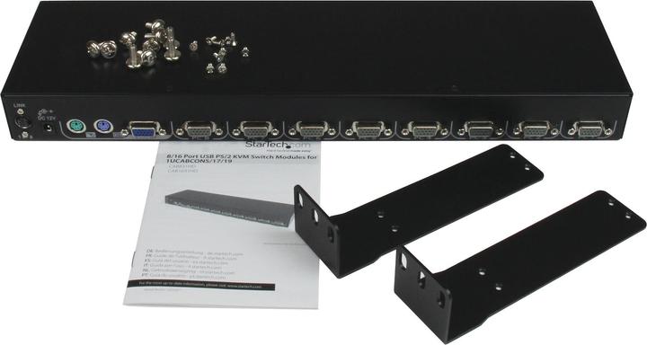 Actual product image StarTech 8 port USB PS/2 KVM switch for 1UCABCONS/17/19