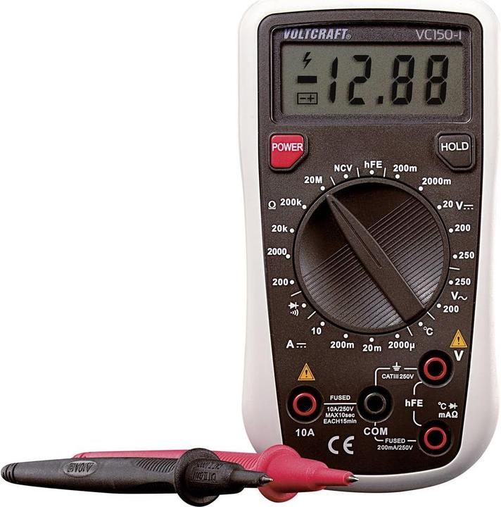 Produktbild Voltcraft Hand-Multimeter digital VC150- (CAT III 250V)
