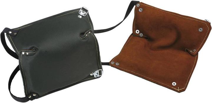Actual product image Leather Knee Pad 2487 Brown