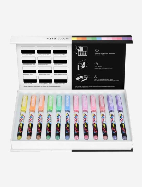Produktbild Karin Deco Brush (Pastel Colors, 12 x)