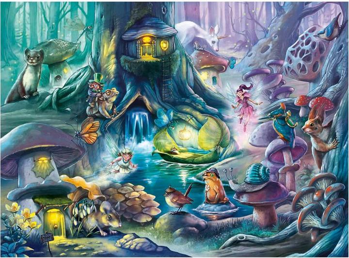 Actual product image Ravensburger Children's puzzle - 12004051 Enchanting forest - puzzle for children aged 7 and over, with 150 (150 pieces)