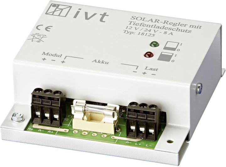 Image du produit IVT Régulateur de charge Shunt PWM 12 V, 24