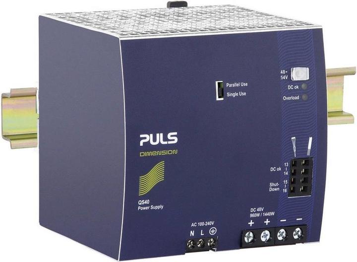 PULS DIN rail power supply (DIN rail) DIMENSIO
