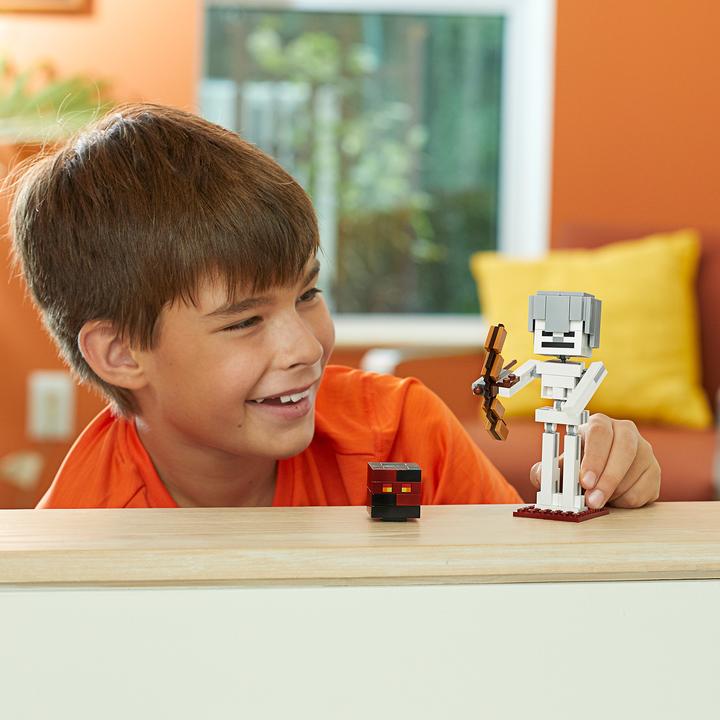 Actual product image LEGO Skeleton with magma cube (21150, LEGO Minecraft)