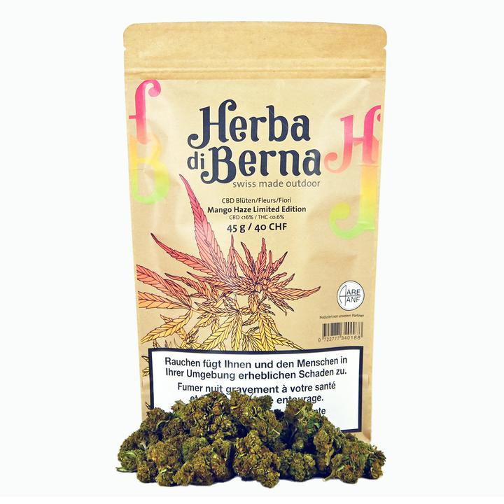 Actual product image Herba di Berna Mango Haze (45 g, Outdoor)