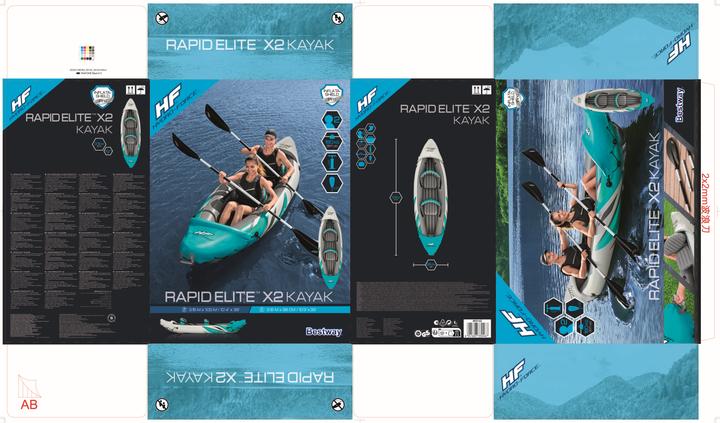 Immagine prodotto Bestway Hydro-Force Kayak Set Rapid Elite X2 312 x 98 x 44 cm (2 pers.)
