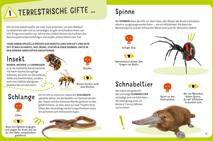Produktbild National Geographic Die tödlichsten Tiere. Ein aufregendes Count-Down der gefährlichsten Tiere (Top Ten) (Deutsch, Massimo Miato, Cristina Banfi, 2024)