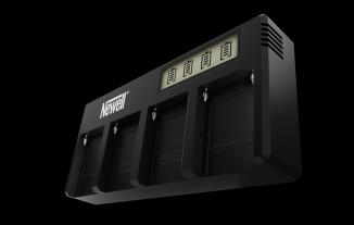 Produktbild Newell DF-4CH 4-fach Ladegerät für NP-F Sony Akkus (Kamera Akku Ladegerät)