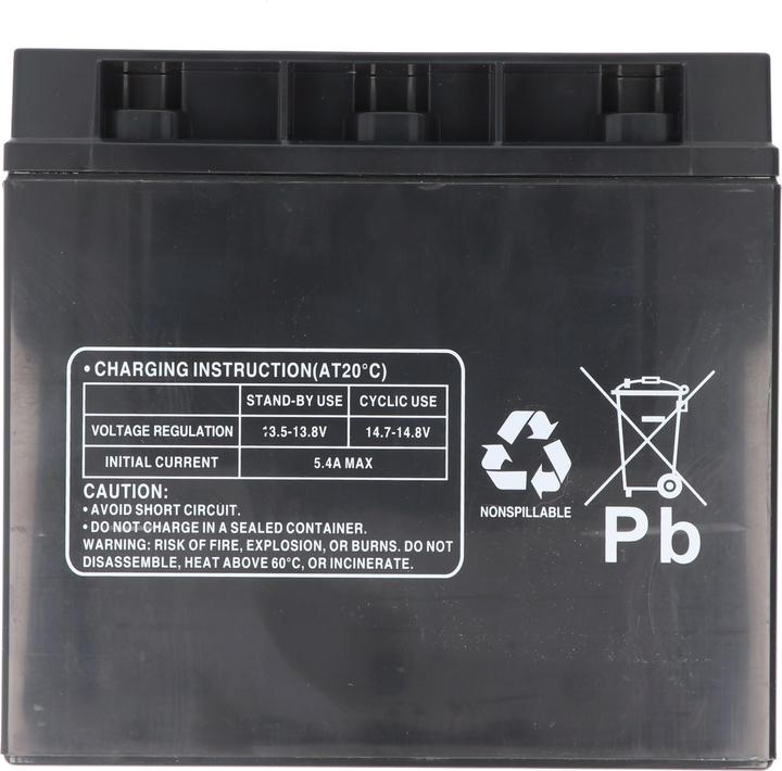 Produktbild Multipower MPL18-12 12V 18Ah Long Life Bleiakku AGM Blei Gel Akku (12 V, 18 Ah)