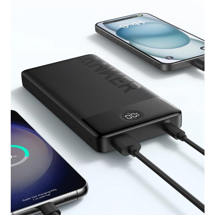 Actual product image Anker POWER BANK USB 20000MAH BLACK/POWERCORE II A1367G11 (20000 mAh, 15 W, 72 Wh)