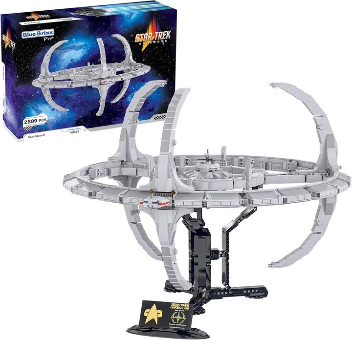 Actual product image Blue Brixx Star Trek Space Station Deep Space Nine