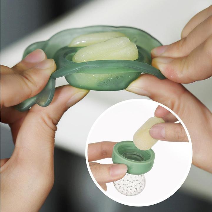 Actual product image Haakaa Fresh Food Feeder Mini Combo - Set Peagreen