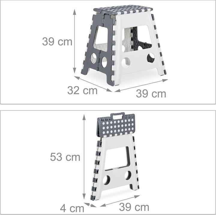 Actual product image Relaxdays Folding step stool