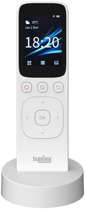 Produktbild Luminea 2in1-WLAN- und IR-Touch-Fernbedienung (Gerätespezifische Fernbedienung, Infrarot)
