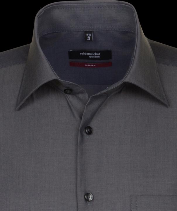 Immagine prodotto Seidensticker Camicia Modern Fit Kent a manica corta grigio Brushless (3XL)