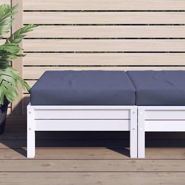 Actual product image VidaXL 10-piece garden lounge set with cushions (60 x 60 x 10 cm)