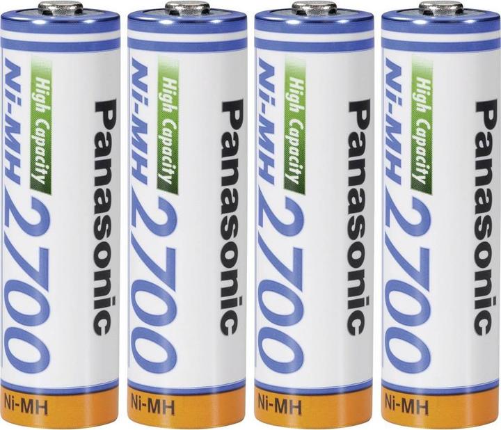 Panasonic mignon ad alta capacità (1.20 V, 2700 mAh)