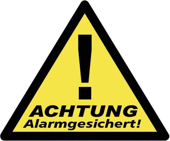 Image du produit Pentatech Autocollant d'avertissement Attention aux gestes d'alarme