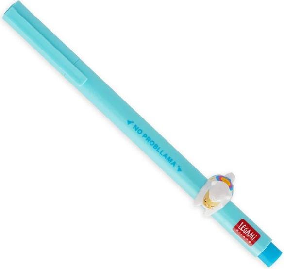 Image du produit Legami Stylo gel Roller Llama (Bleu ciel)