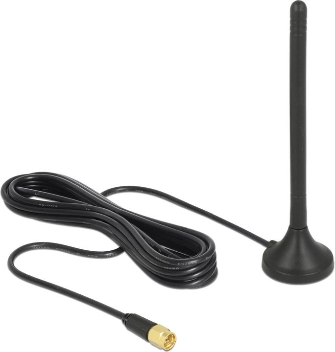 Actual product image Delock LTE & LoRa antenna, 2dBi, magnetic base (Lora, Wi-Fi)