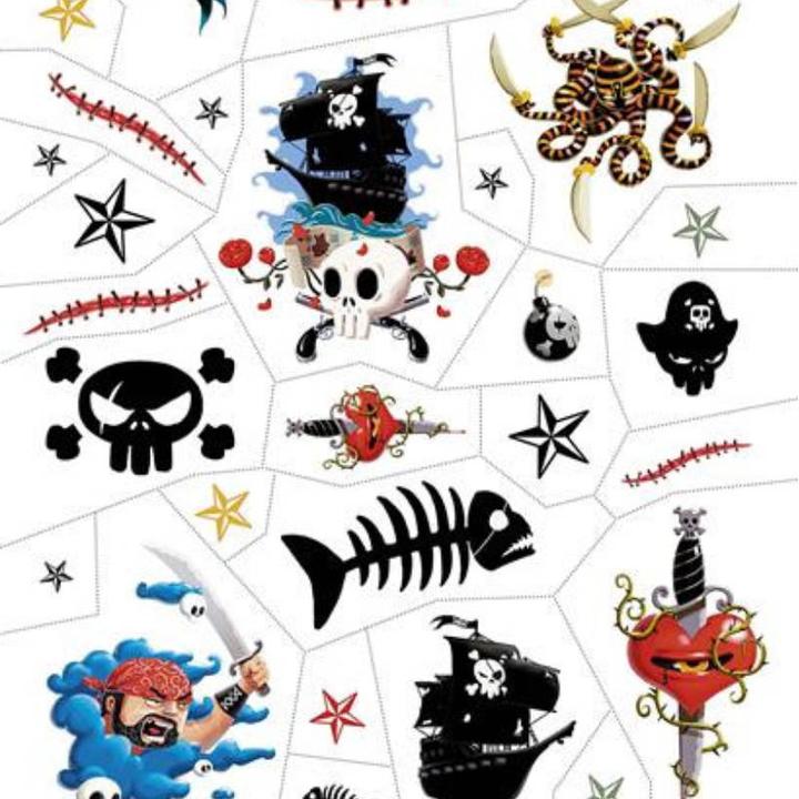 Actual product image Djeco Tattoos pirates