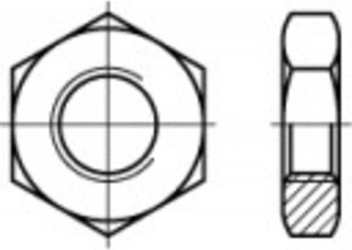 Actual product image Toolcraft Hexagon nuts with left-hand weight (M42)