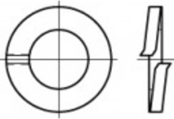 Produktbild Toolcraft Federringe Innen-Durchmesser: