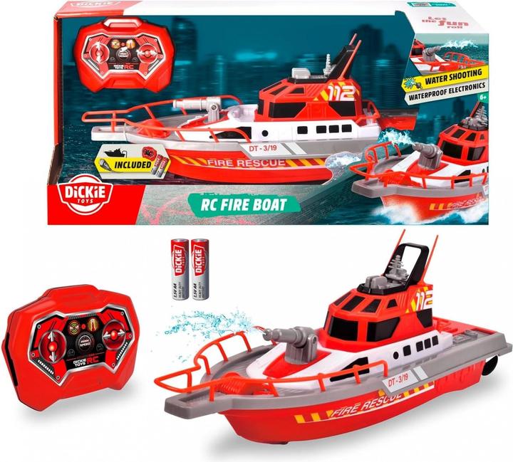 Dickie RC Steuerbares Feuerlöschboot