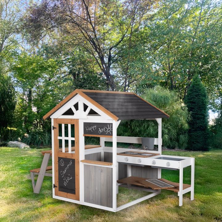 Produktbild Roba Spielhaus mit Tischset und BBQ-Küche