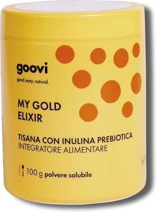 Produktbild Goovi MY GOLD ELIXIR Teeaufgusspulver präbiotisch italienisch Plv (1 Stück, Pulver, 159 g)