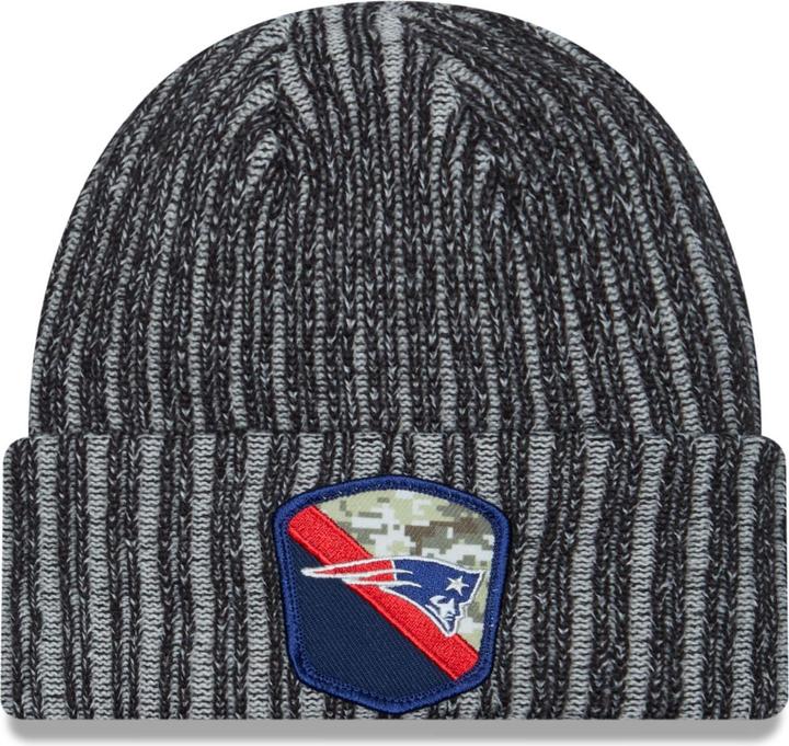 New Era Salute to Service Wintermütze New England Patriots