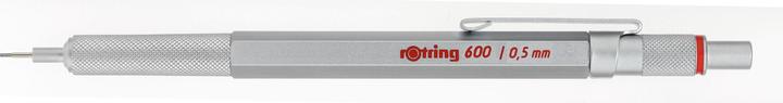 Produktbild Rotring Automatikbleistift 600 0,5 Silber - 1904445 (0.50 mm, HB, 1 x)